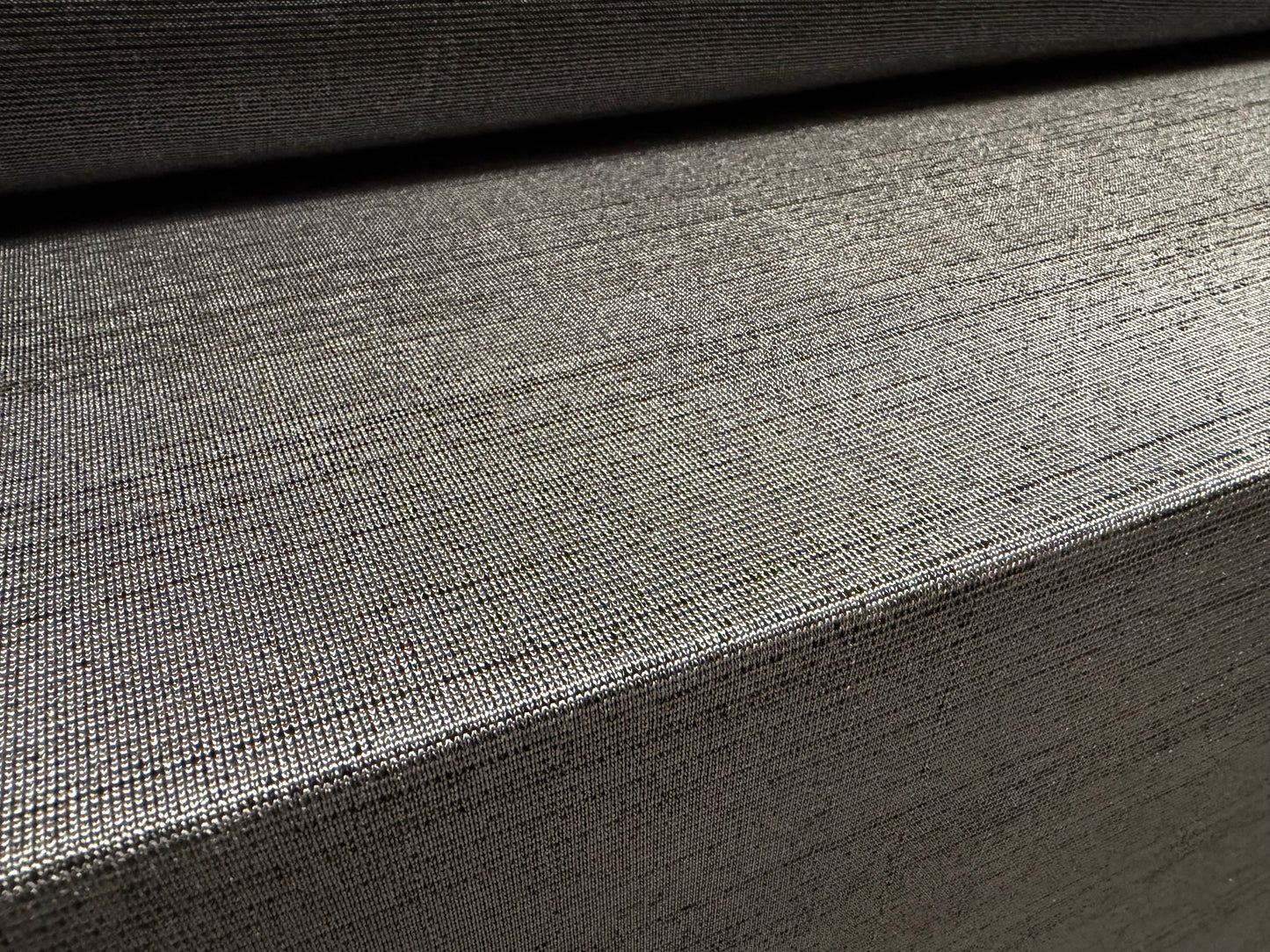 Slinky stretch spandex jersey fabric, per metre - melange - grey