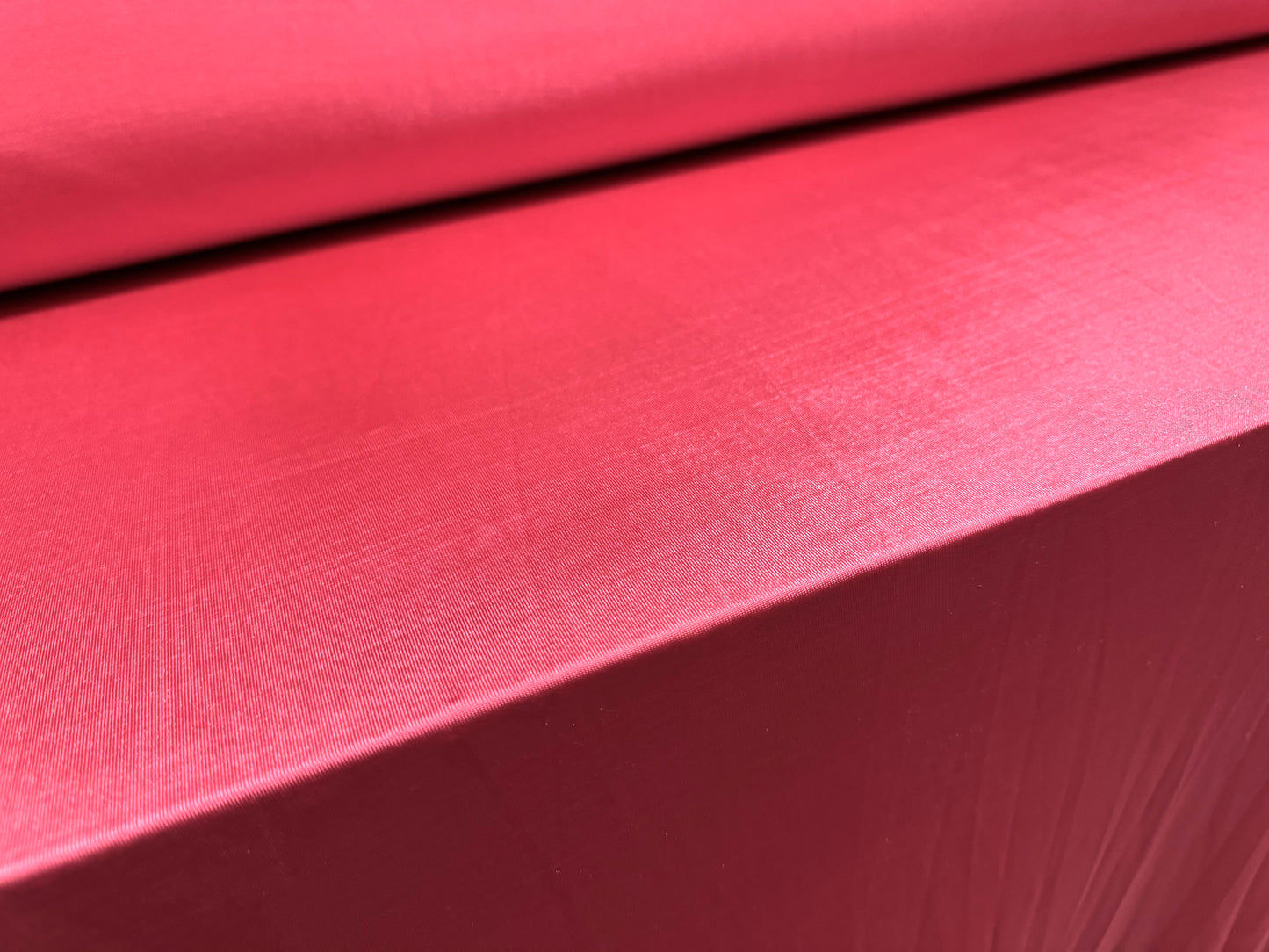 Disco shimmer stretch spandex jersey fabric, per metre - plain - cerise pink