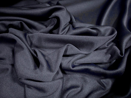 Single Jersey fashion fabric, per metre - plain - French Navy