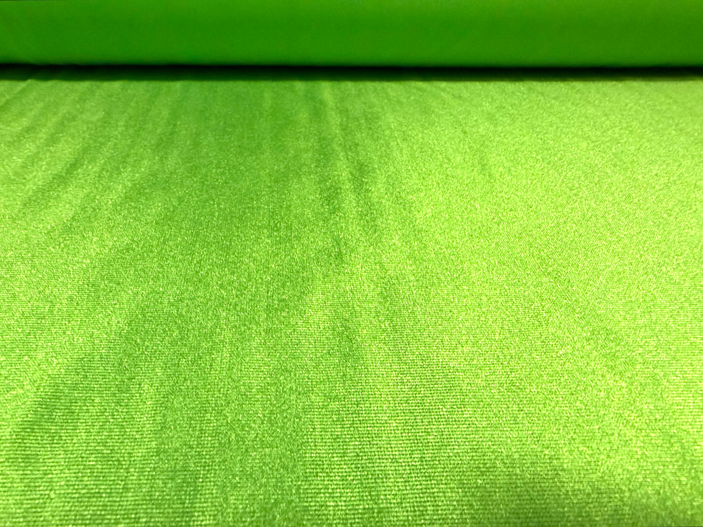 Angelique satin jersey fabric, per metre - plain - bright green