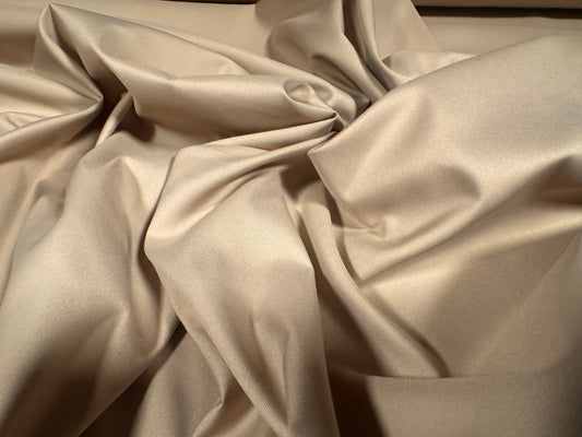 Woven nylon fabric, per metre - plain - beige