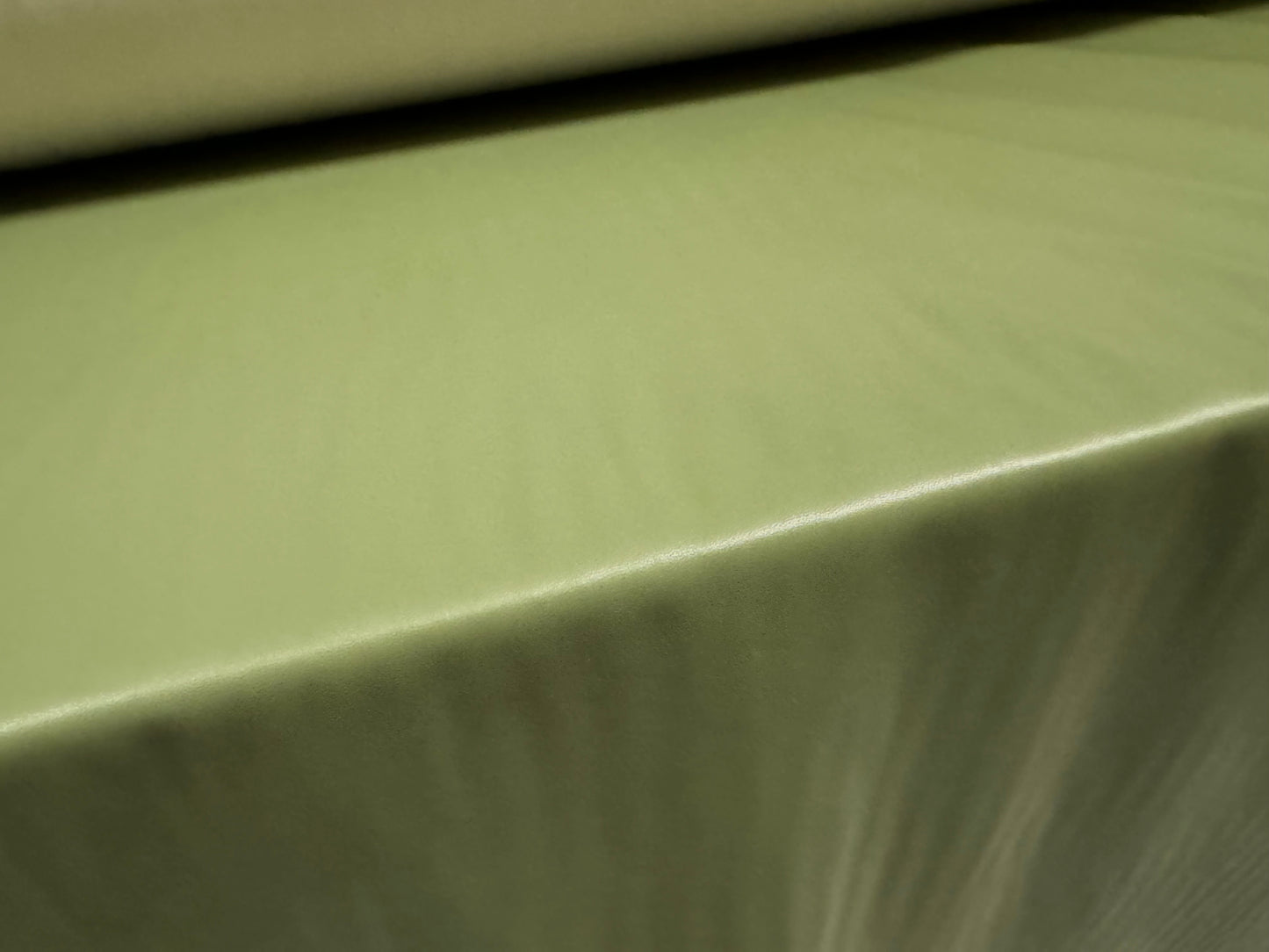 Matte pvc fabric with comfort stretch, per metre - plain - sage green