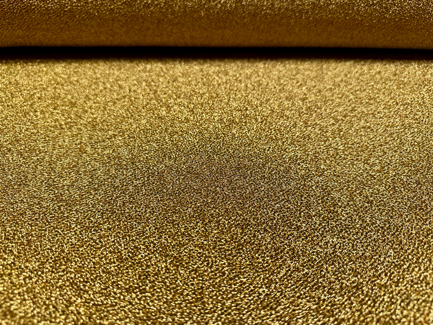 Metallic lurex stretch spandex jersey fabric, per metre - gold on black