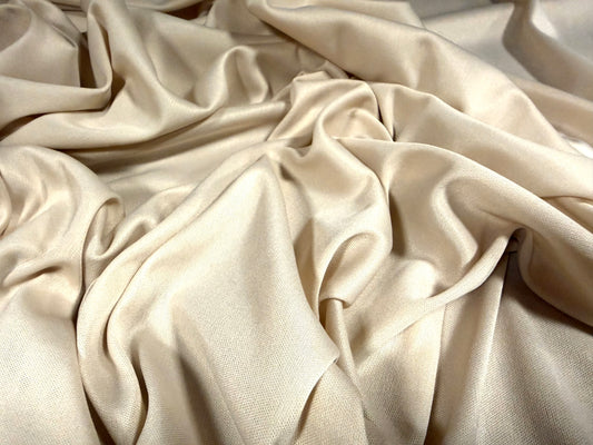 Single Jersey fashion fabric, per metre - plain - beige