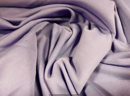 French Terry loopback sweatshirt fabric, per metre - plain - lilac