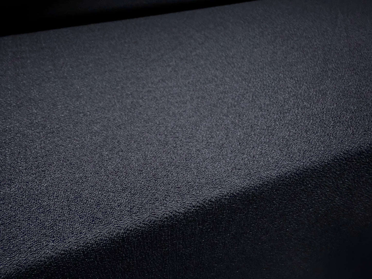 Valentino stretch crepe jersey fabric, per metre - plain - midnight blue