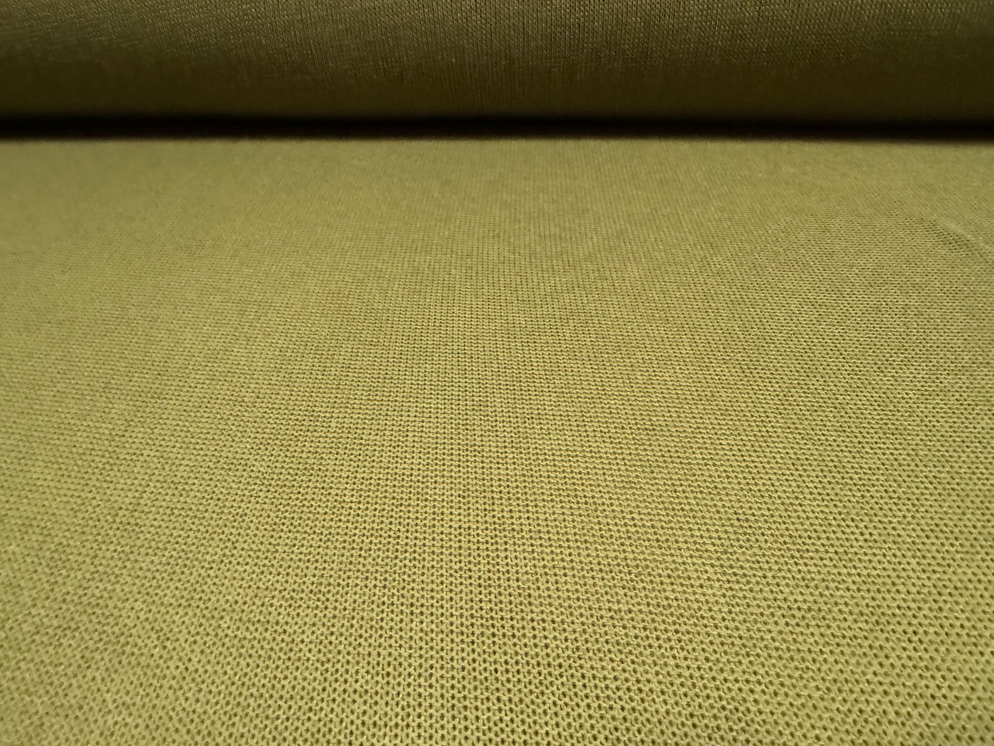 Lightweight stretch knitwear jersey fabric, per metre - plain - khaki