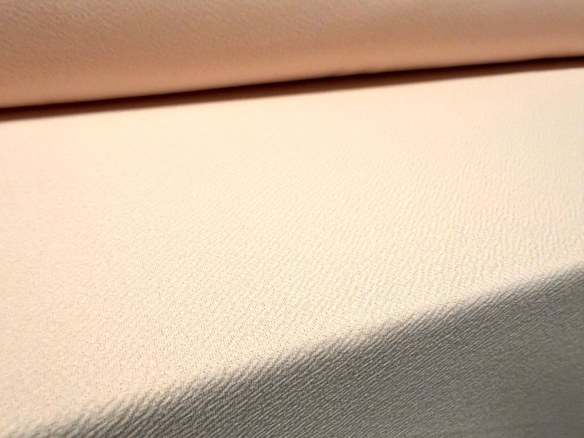 Waterfall stretch double jersey fabric, per metre - plain - soft pink