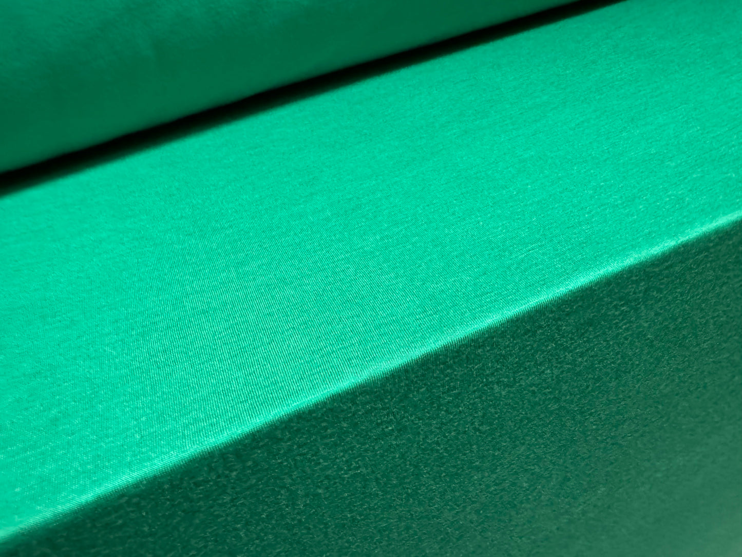 Viscose single jersey fashion fabric, per metre - plain - emerald green