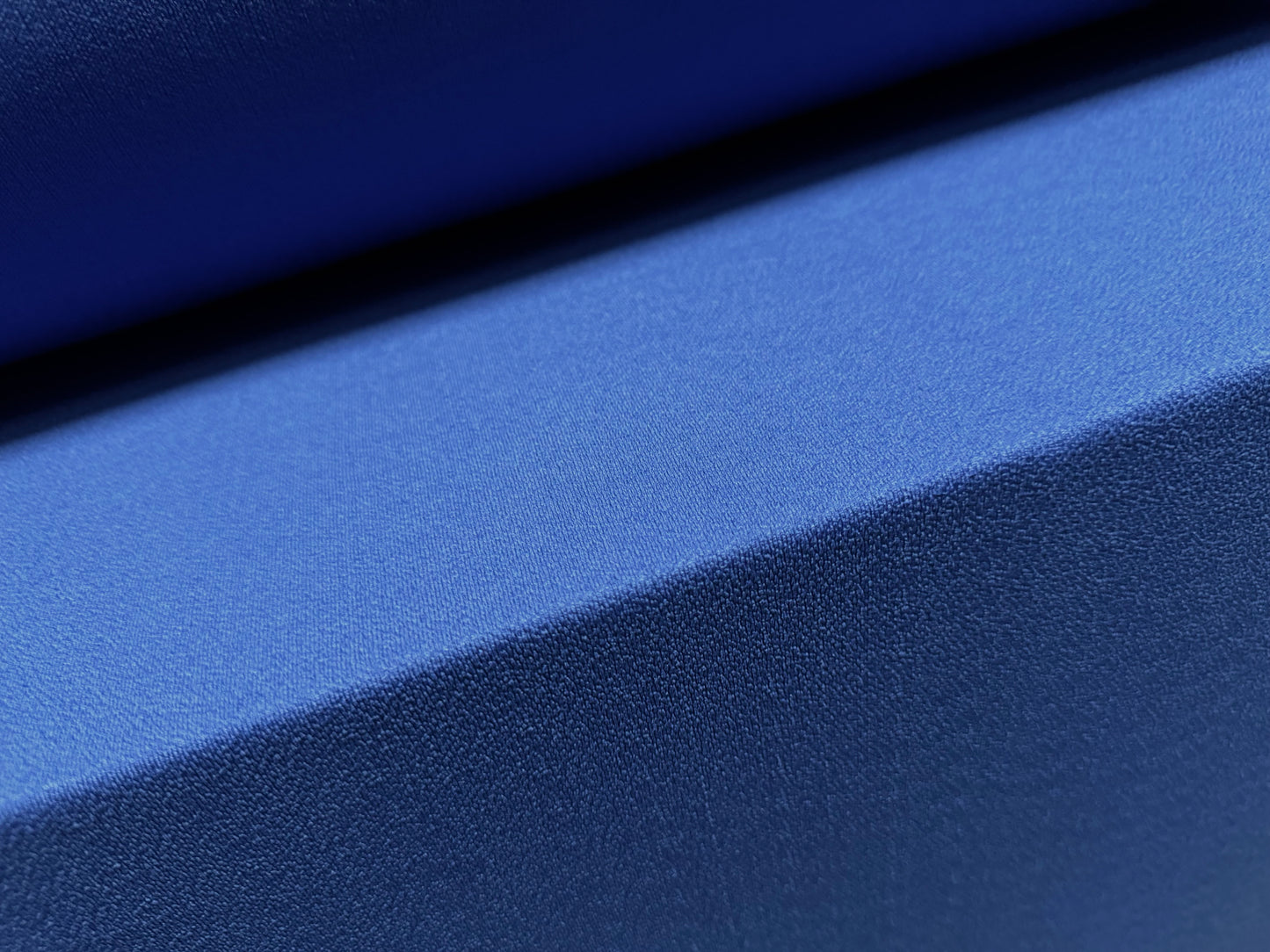 Liverpool textured scuba stretch spandex jersey fabric, per metre - plain - royal blue