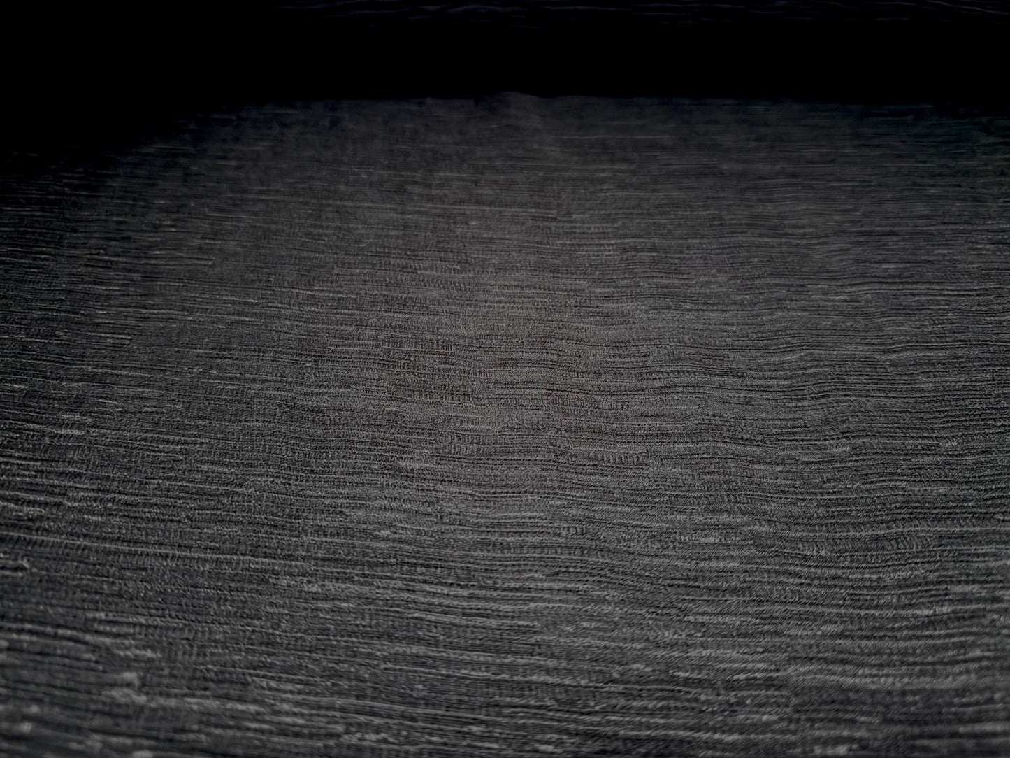 Crinkle weave fabric, per metre - solid - black