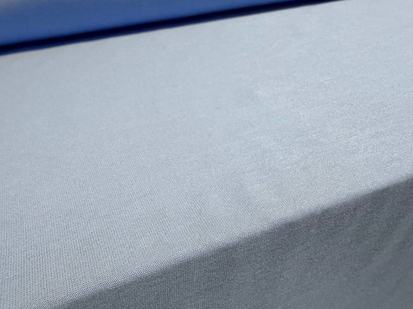 Bamboo spandex stretch single jersey fabric, per metre - plain - sky blue