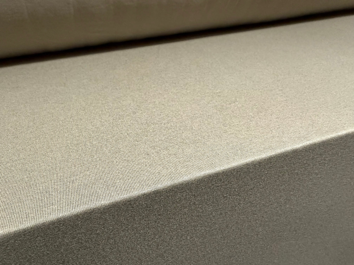 Viscose spandex stretch jersey fabric, per metre - plain - stone dust