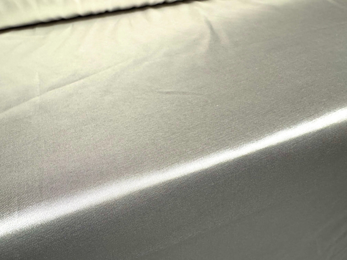 Silky Stretch charmeuse satin dress fabric, per metre - plain - ivory