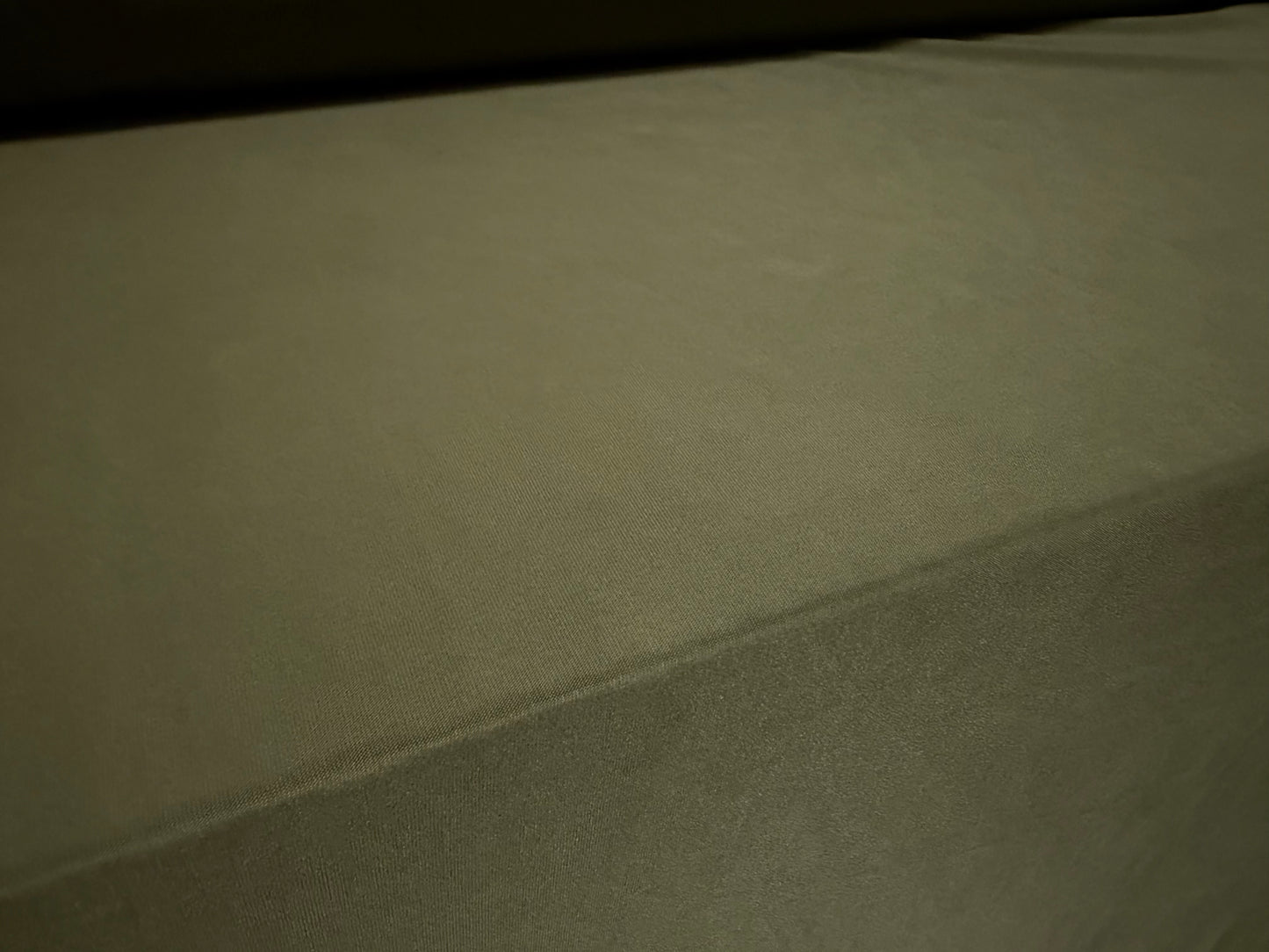 Soft touch spandex stretch jersey fabric, per metre - plain - khaki green