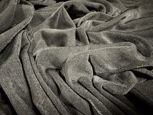 Slinky Stretch spandex jersey fabric, per metre - plain - grey