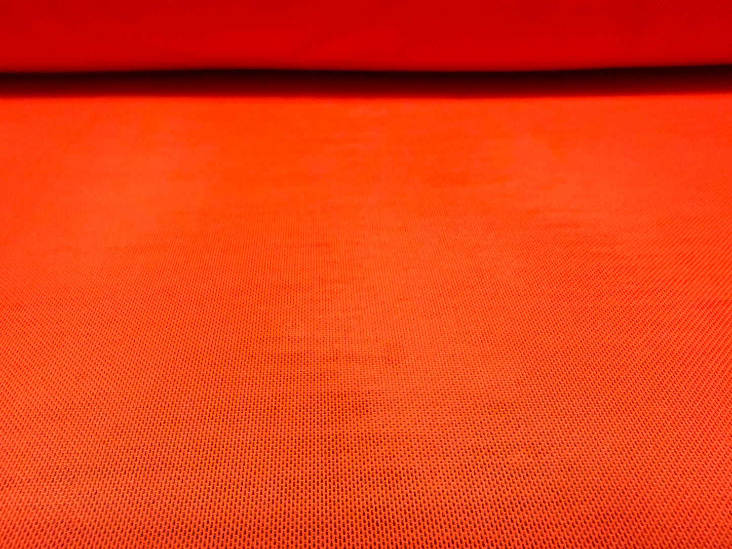 Power mesh net stretch spandex fabric, per metre - plain - fluorescent orange