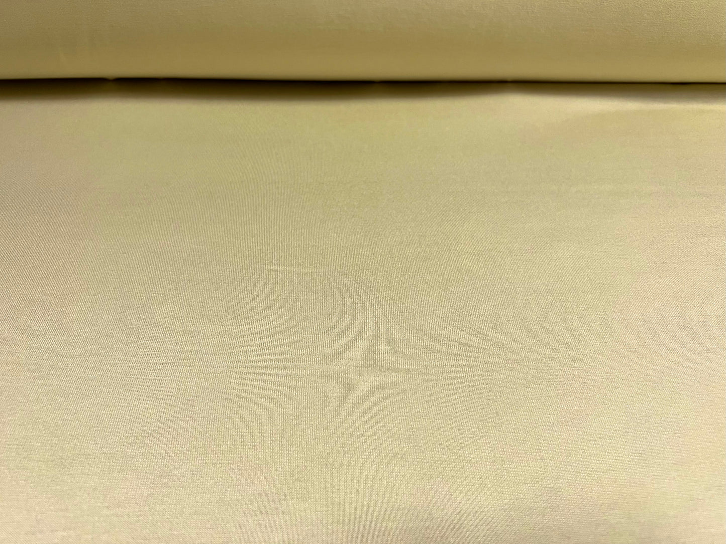 Viscose spandex stretch single jersey fabric, per metre - plain - pistachio cream