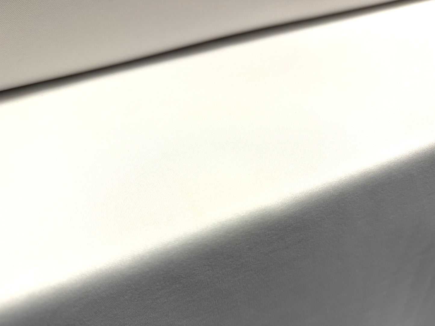 Double Jersey stretch spandex fabric, per metre - plain - white