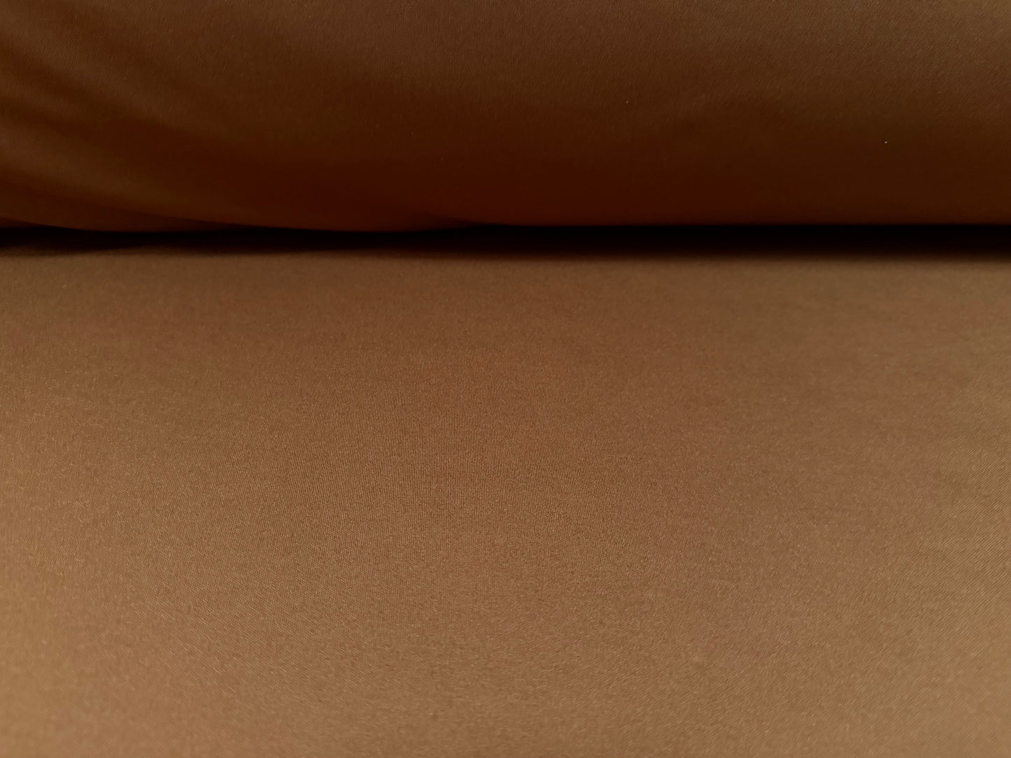 Single jersey fashion fabric, per metre - plain - chocolate brown