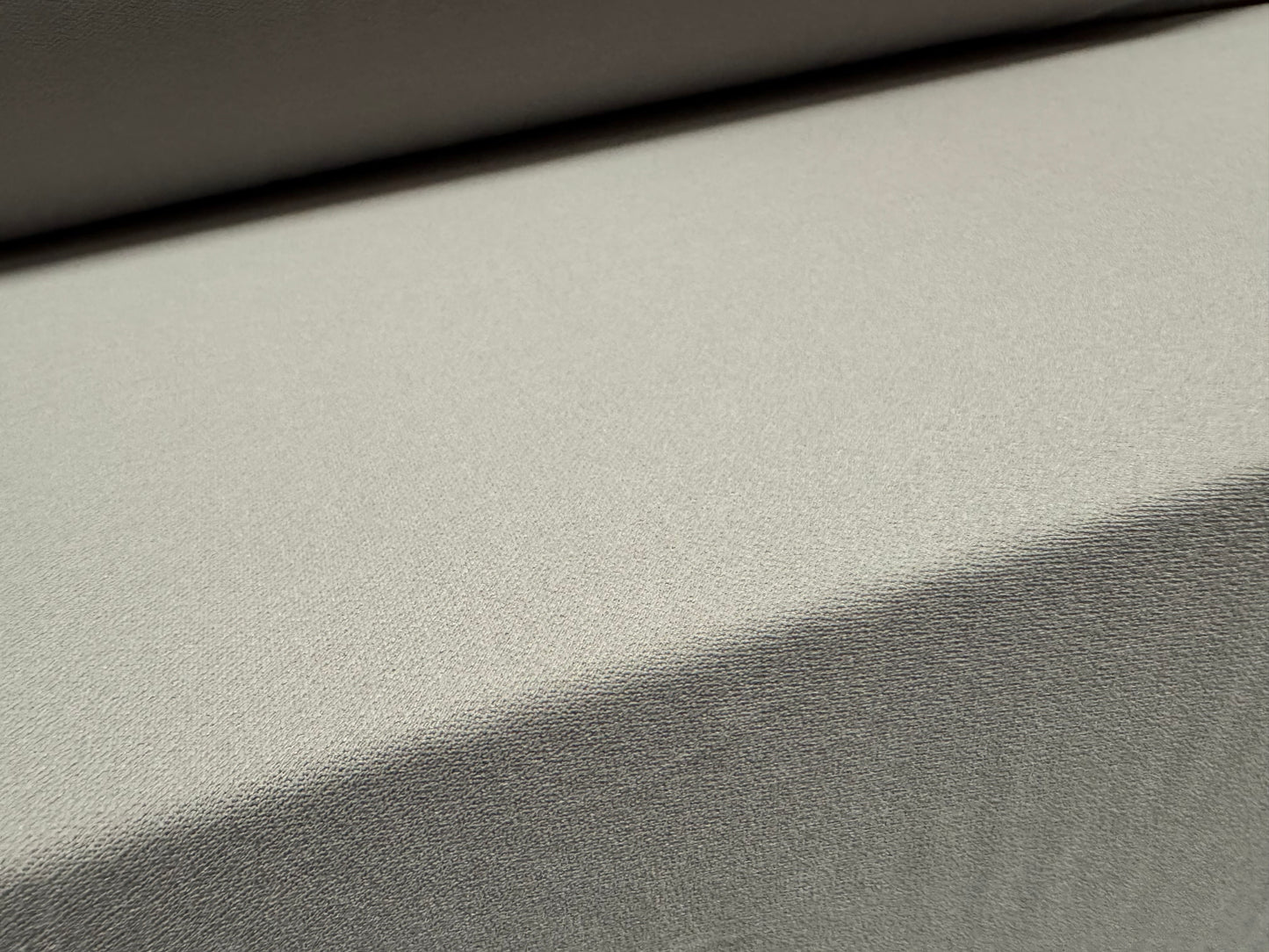 Spandex crepe stretch jersey fabric - per metre - plain - light grey