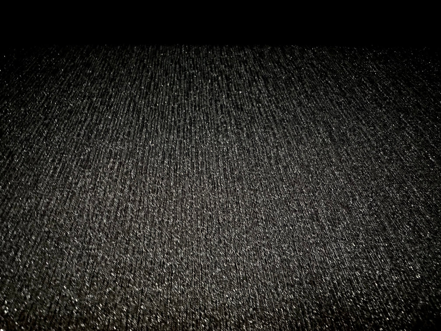 Metallic treebark jacquard stretch jersey fabric, per metre - black & silver