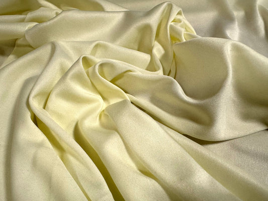 Single Jersey fashion fabric, per metre - plain - buttermilk