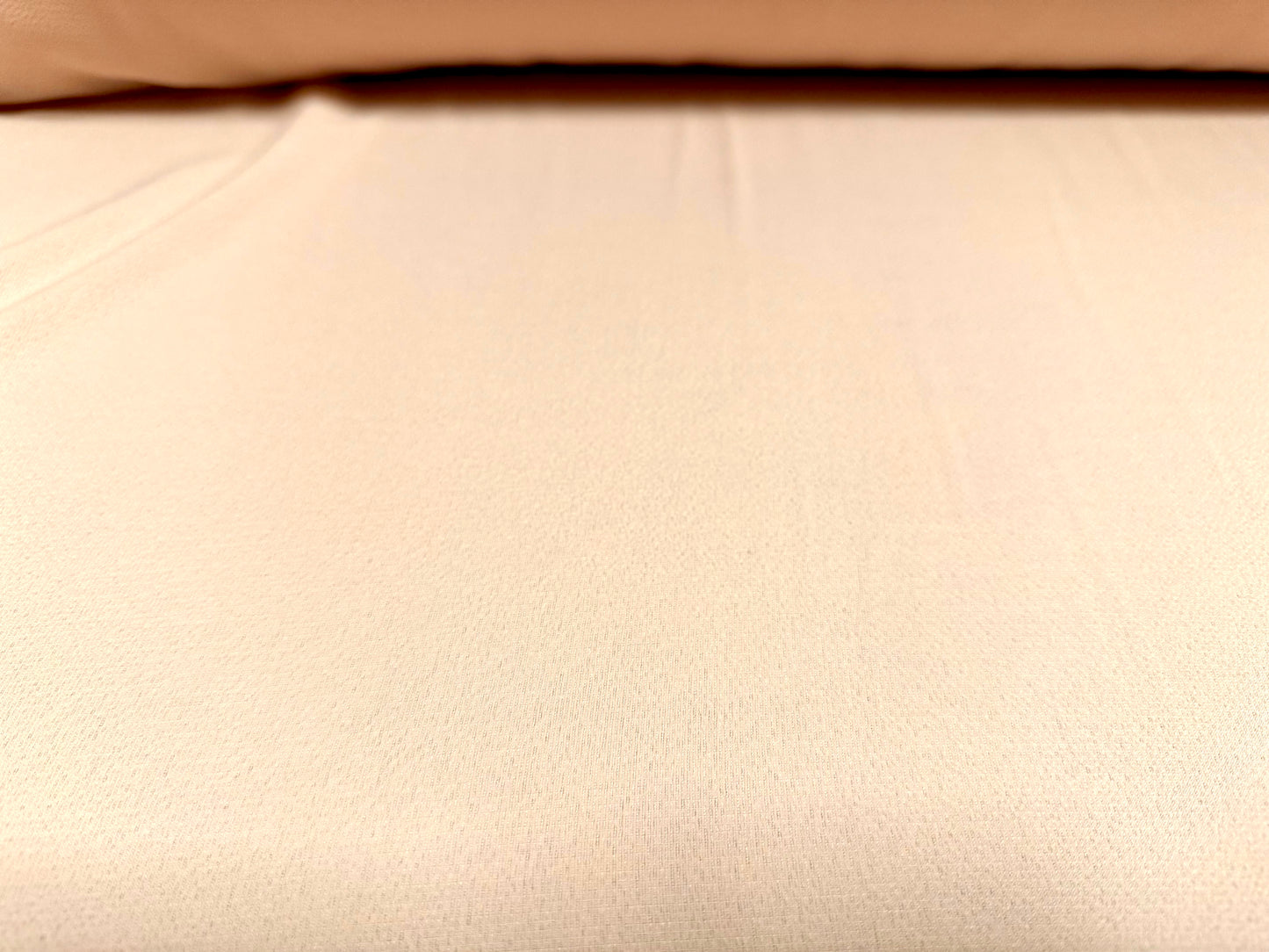 Bubble crepe woven dress fabric, per metre - plain - light nude