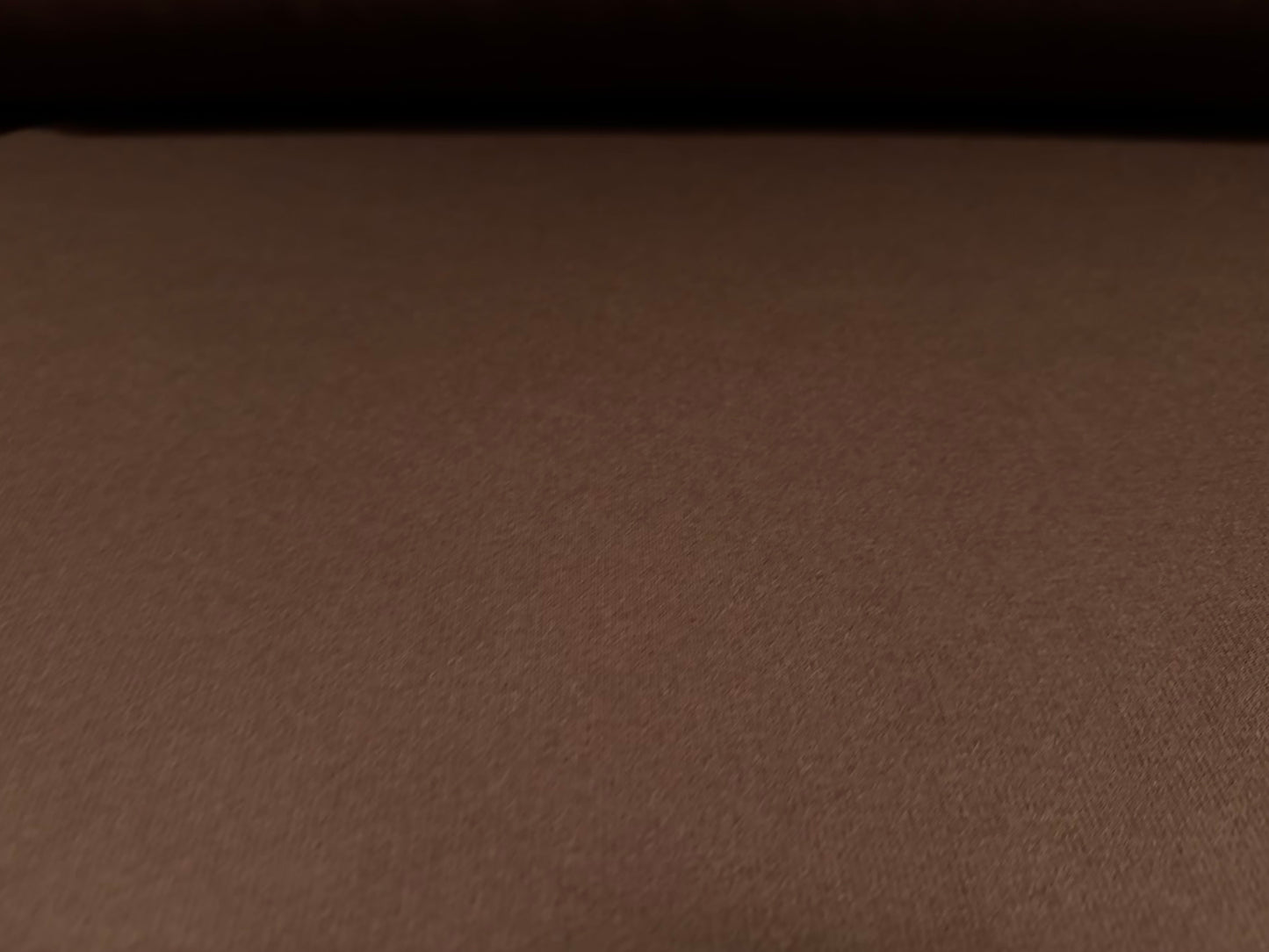 Powder touch rib stretch spandex jersey fabric, per metre - plain - dark brown