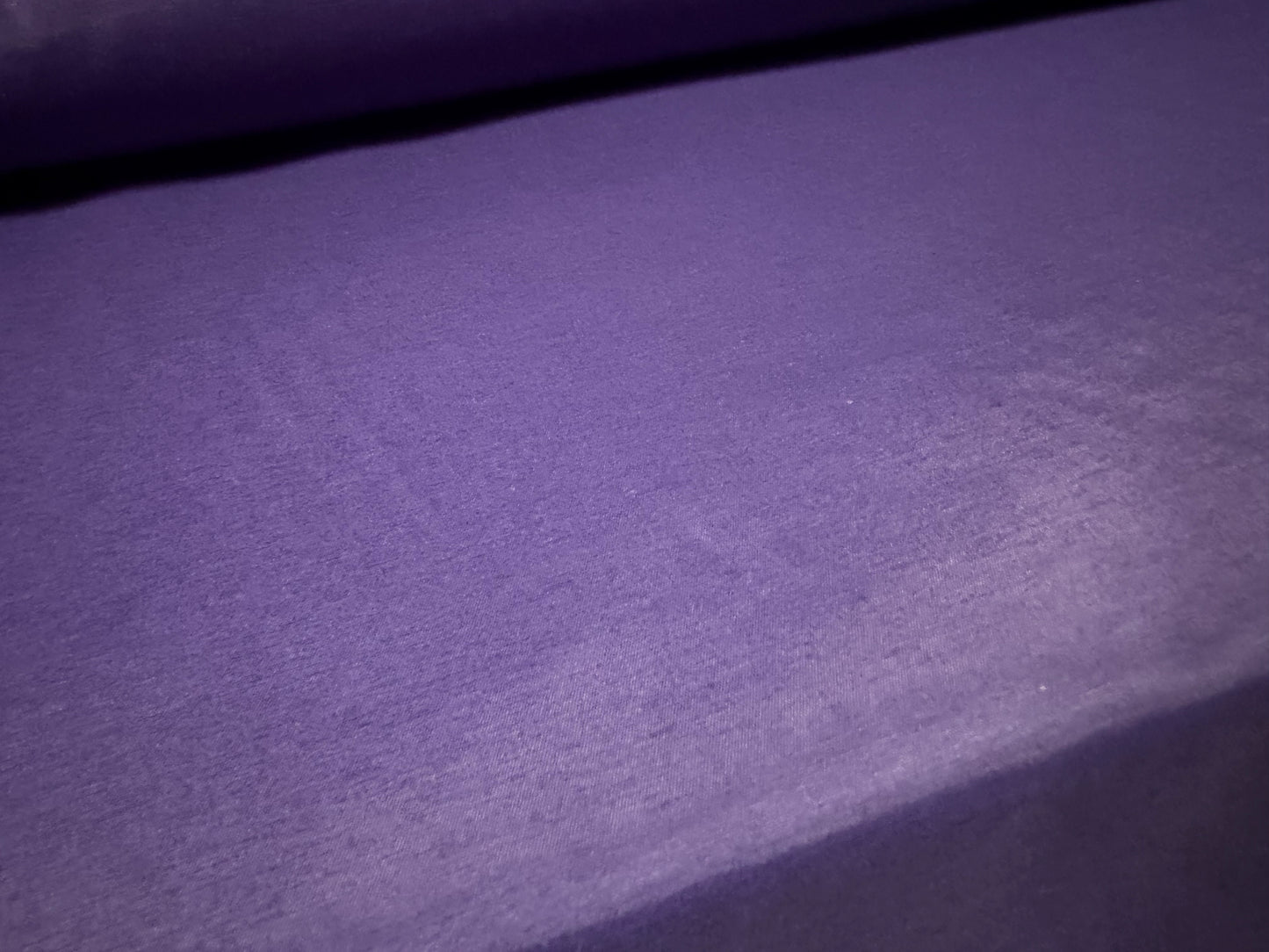 Plain weave chintz style fabric, per metre - purple