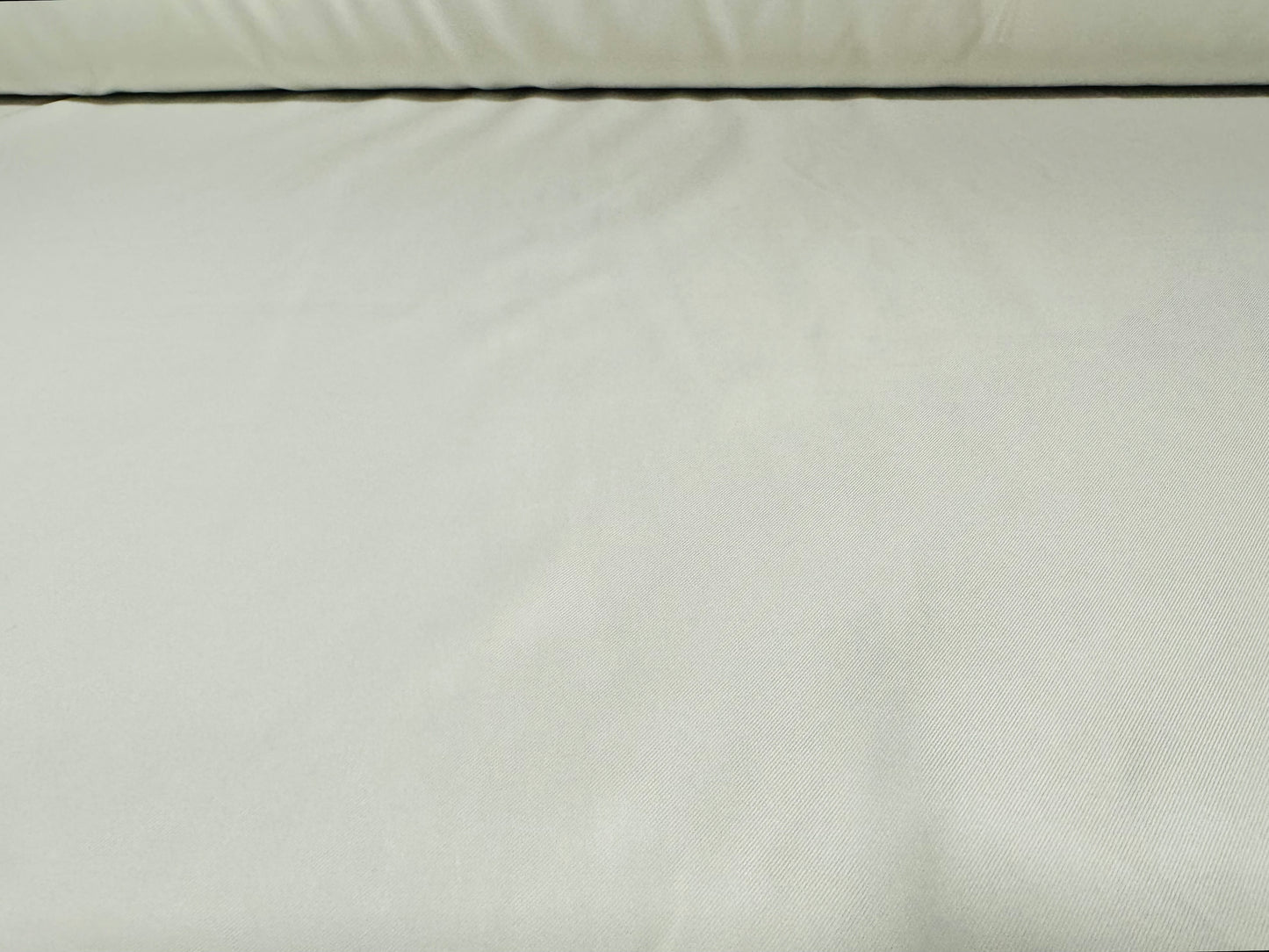 Pongee woven dress fabric, per metre - plain - off white