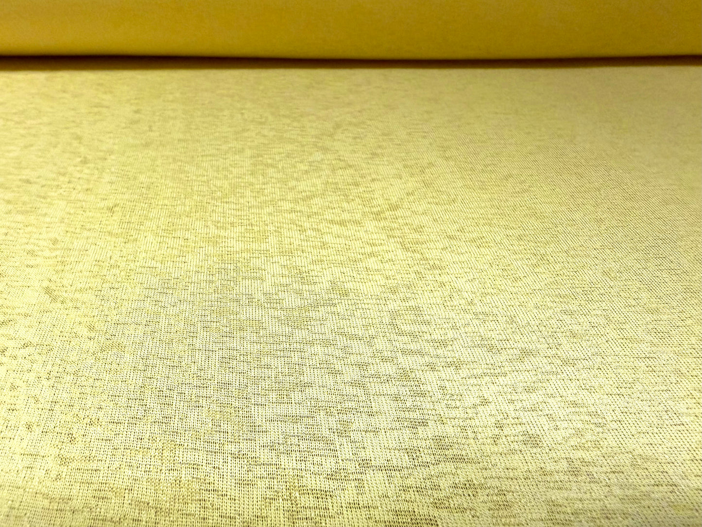 Thick & thin stretch spandex single jersey fashion fabric, per metre - plain - lemon