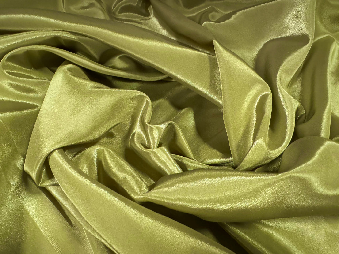 Crepe de chine woven dress fabric, per metre - plain - warm sage