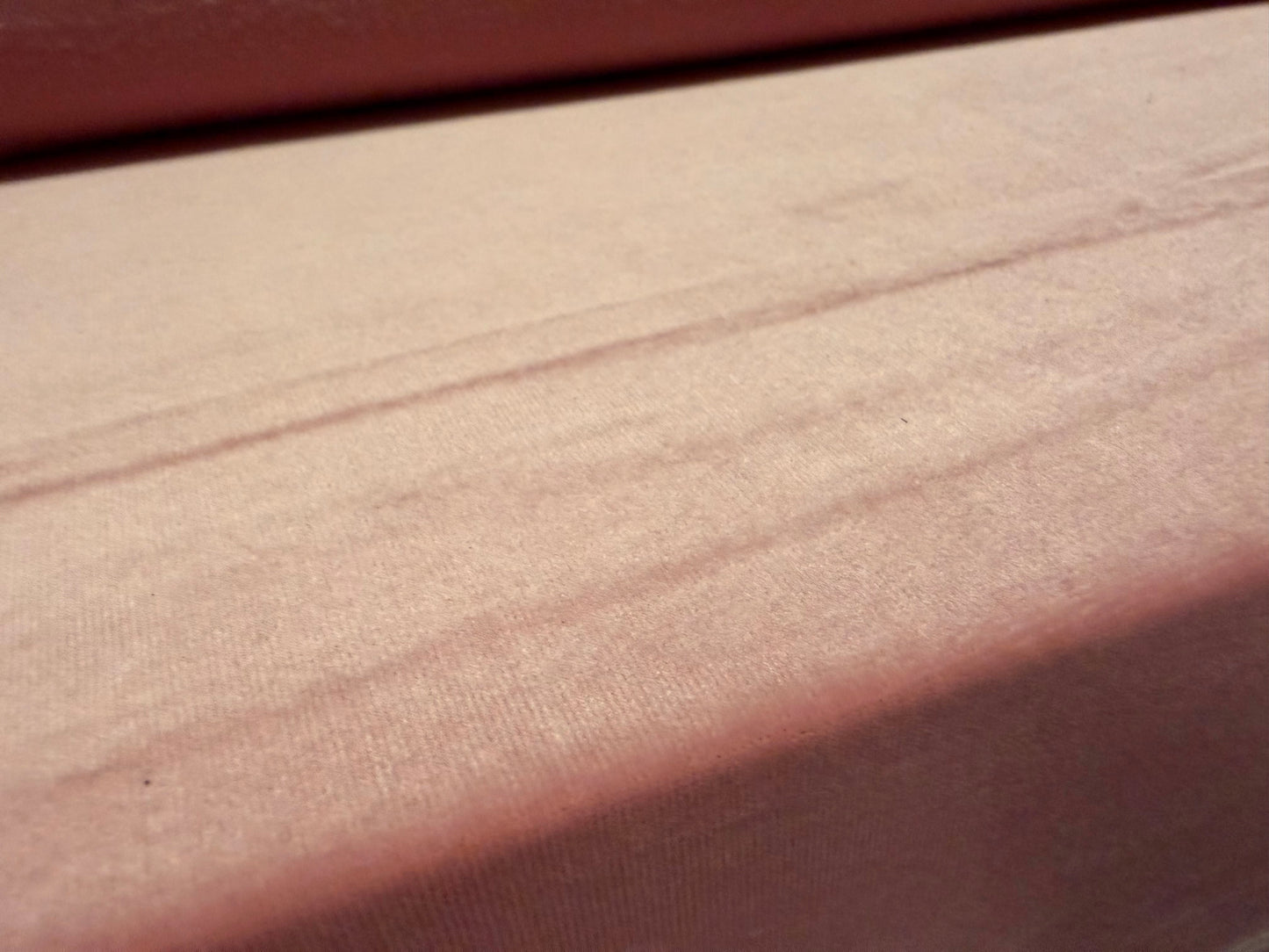 Stretch velour fabric, per metre - plain - pink