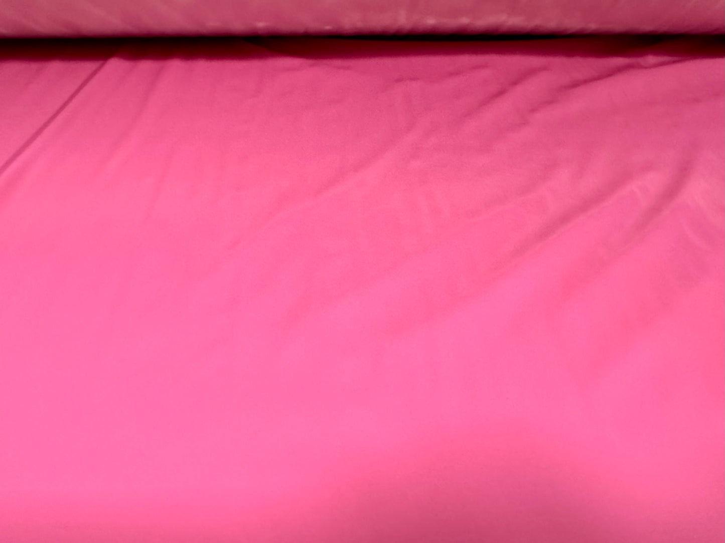 High gloss pvc fabric with comfort stretch, per metre - plain - hot pink