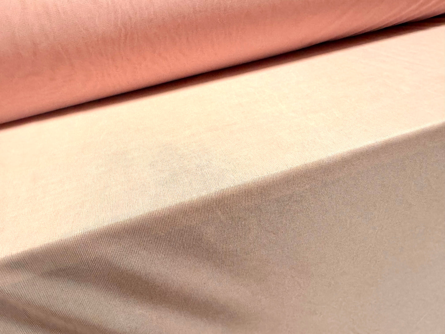 Chiffon jersey fabric, per metre - plain - baby pink