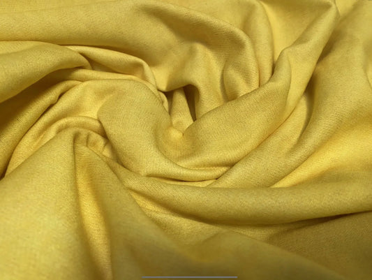 French Terry loopback sweatshirt jersey fabric, per metre - mottled print - yellow gold