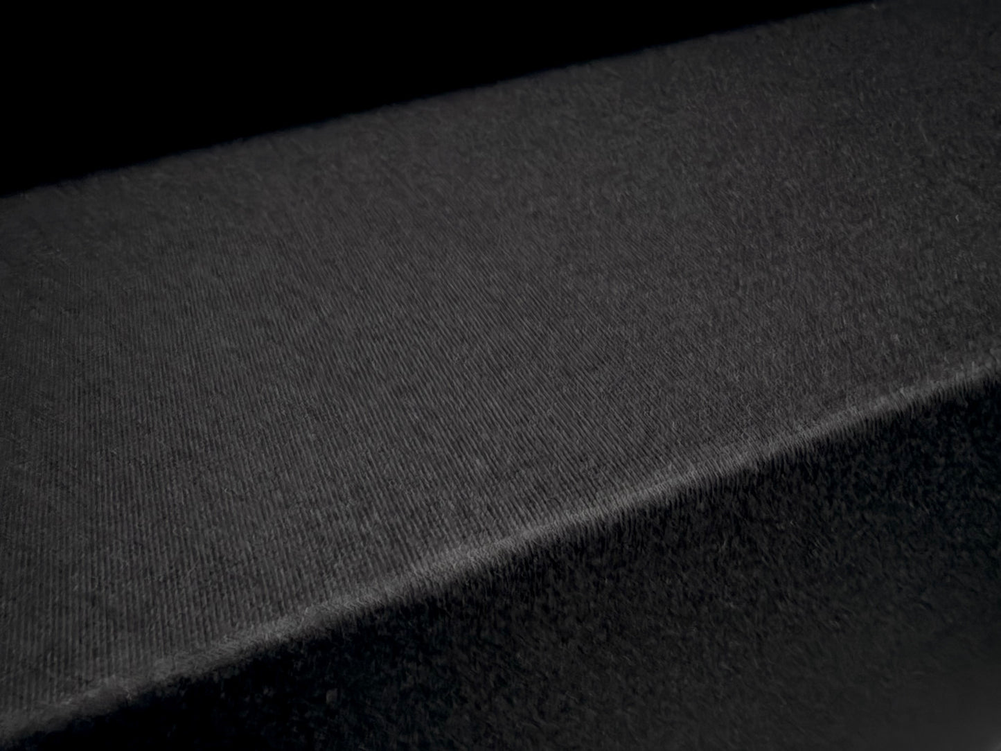 Soft interlock jersey fabric, per metre - plain - black