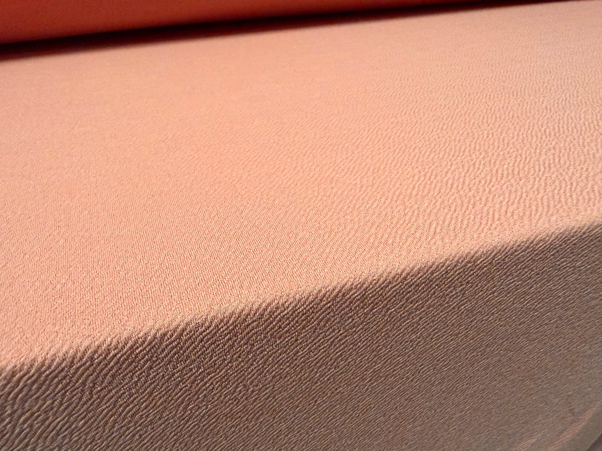 Waterfall stretch double jersey fabric, per metre - plain - salmon pink