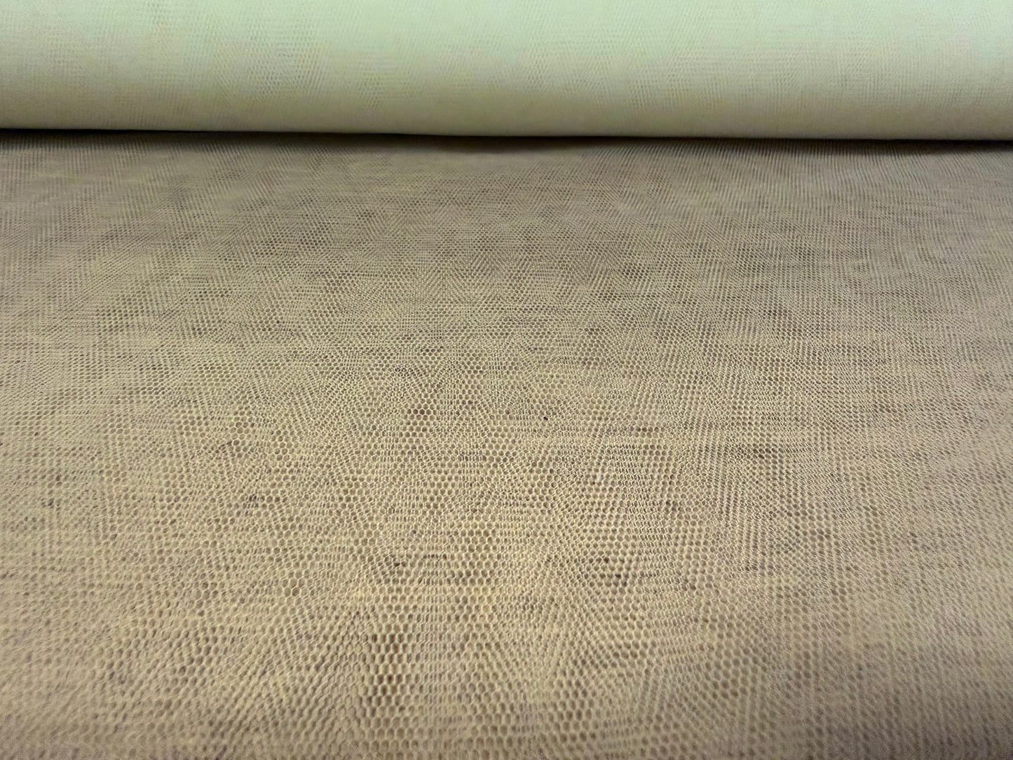 Double width tulle tutu mesh net fabric, per metre - plain - cream