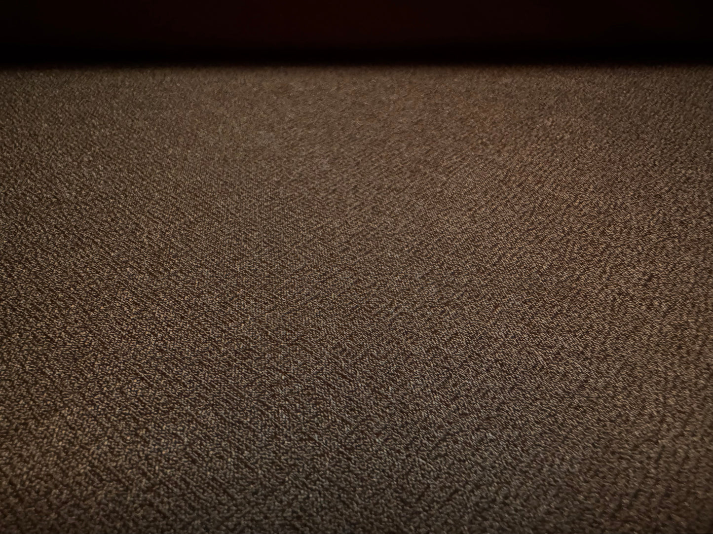 Valentino crepe stretch spandex jersey fabric - per metre - plain - dark brown
