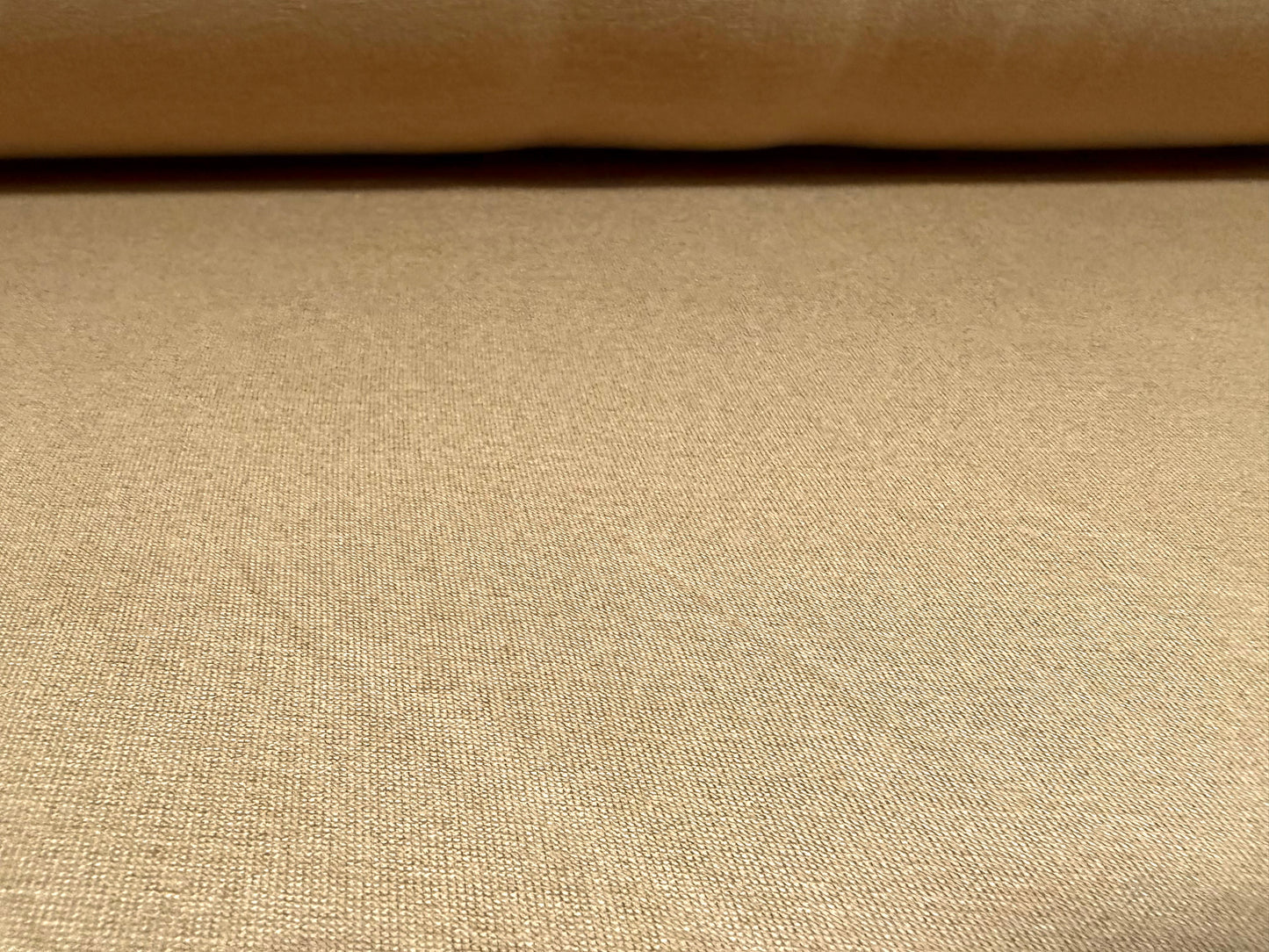 Viscose spandex stretch single jersey fabric, per metre - plain - sandstone