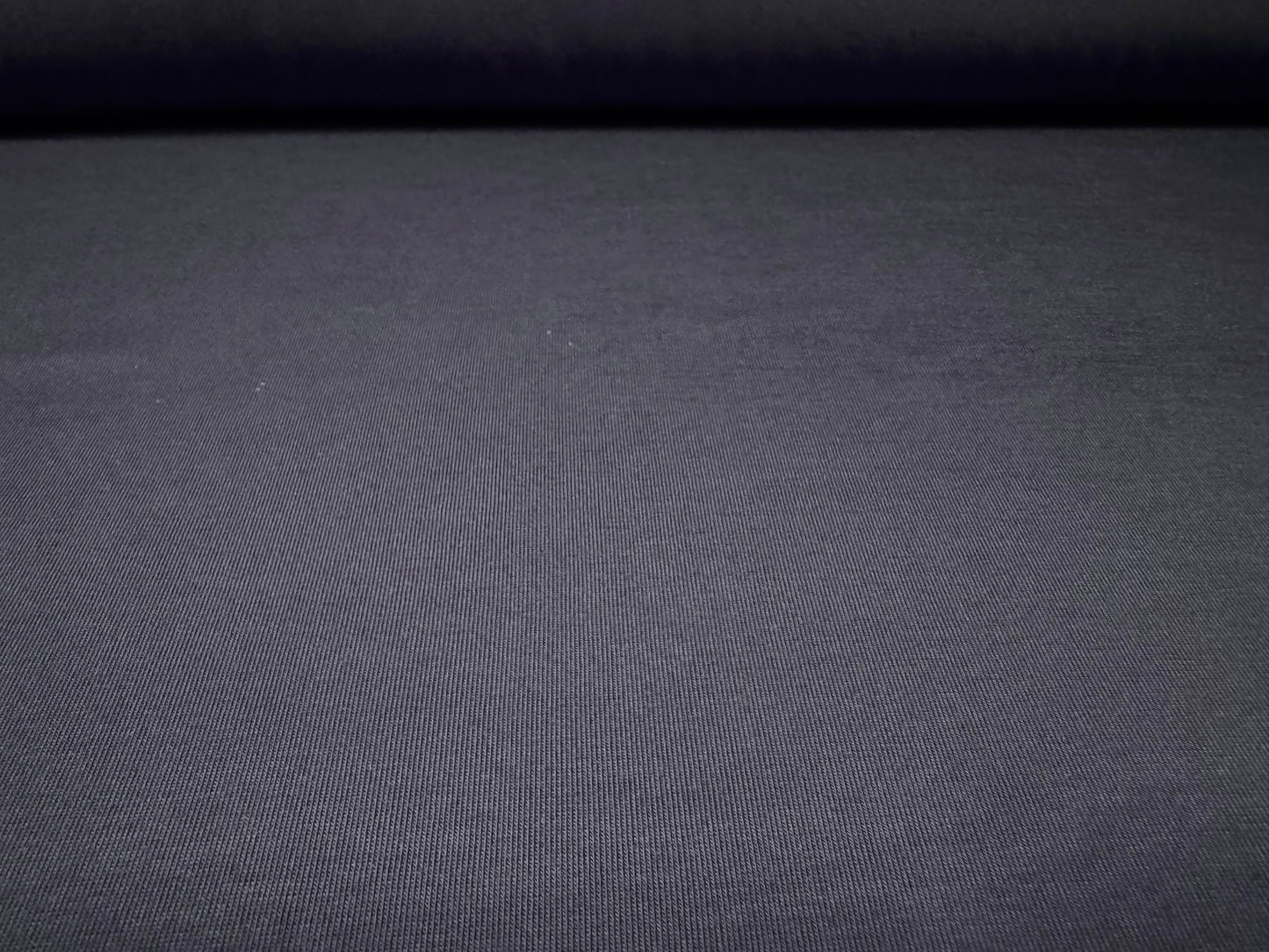 Super soft viscose spandex stretch single jersey fabric, per metre - plain - marine blue