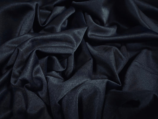 Single Jersey fashion fabric, per metre - plain - midnight blue