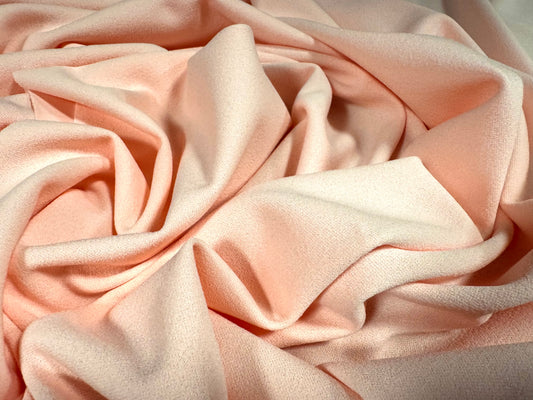 Valentino crepe stretch spandex jersey fabric - per metre - plain - baby pink