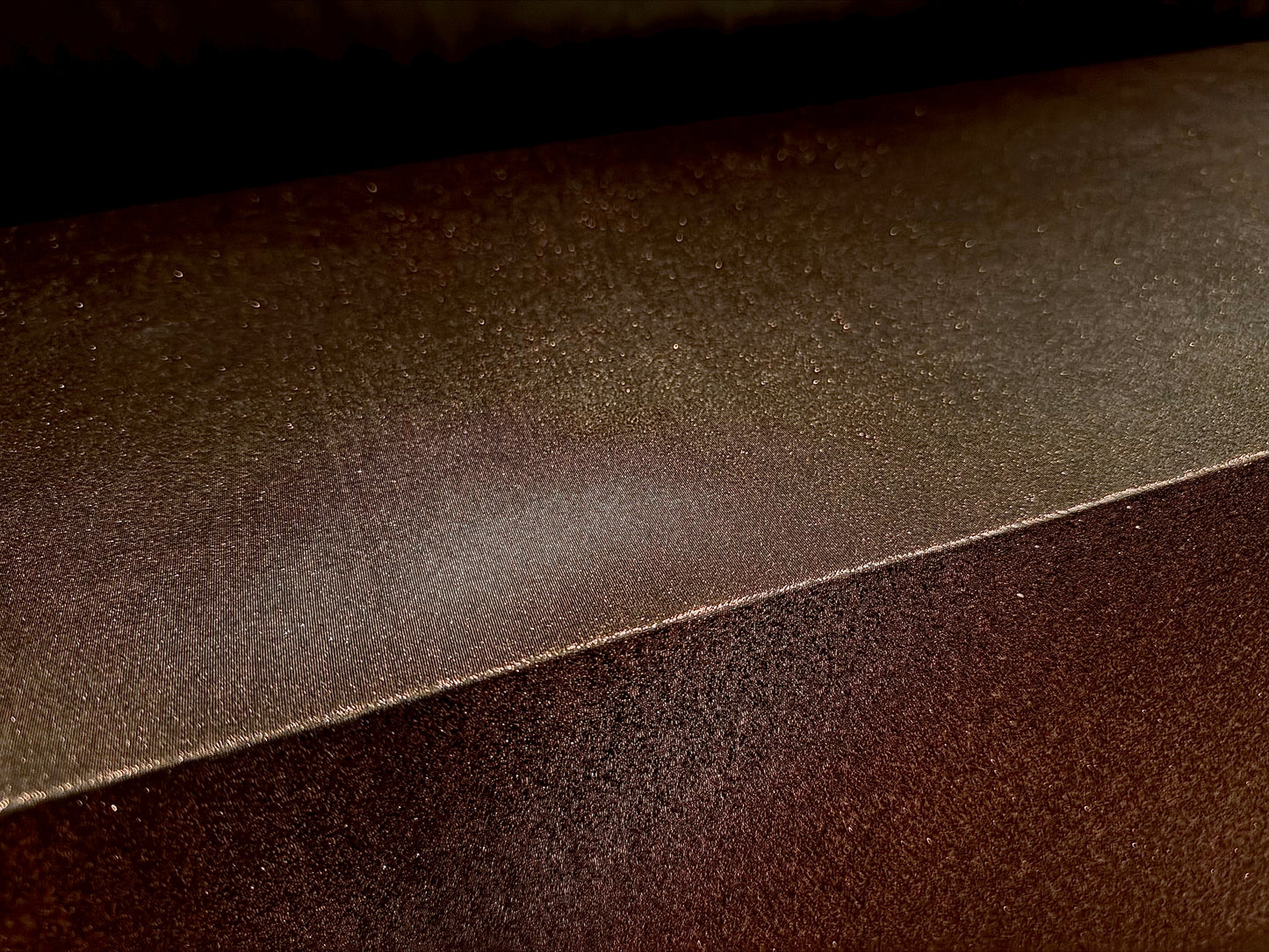 Metallic lamé stretch spandex jersey fabric, per metre - plain - black & rose gold