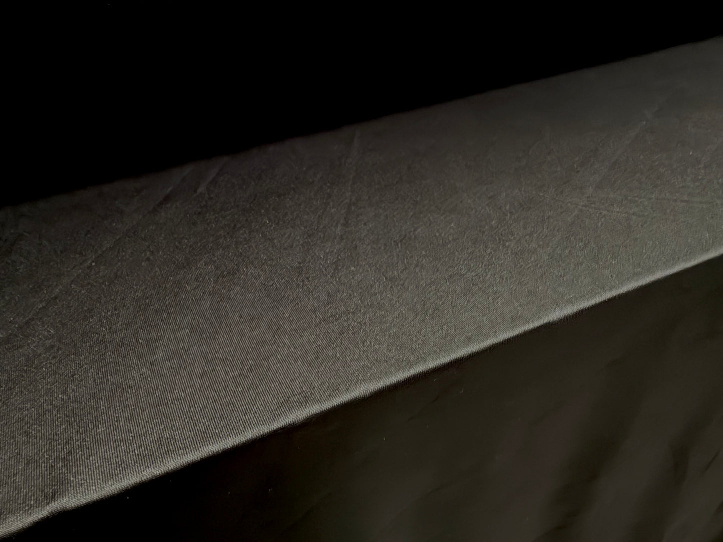 Stretch pvc spandex jersey fabric, per metre - plain - matte black