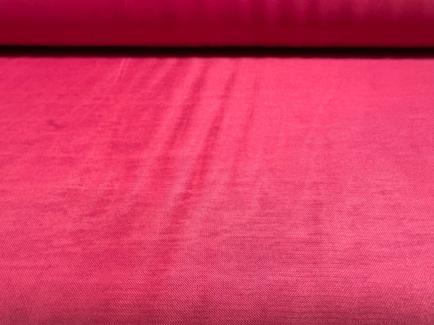 Lightweight voile fabric, per metre - plain - cerise pink