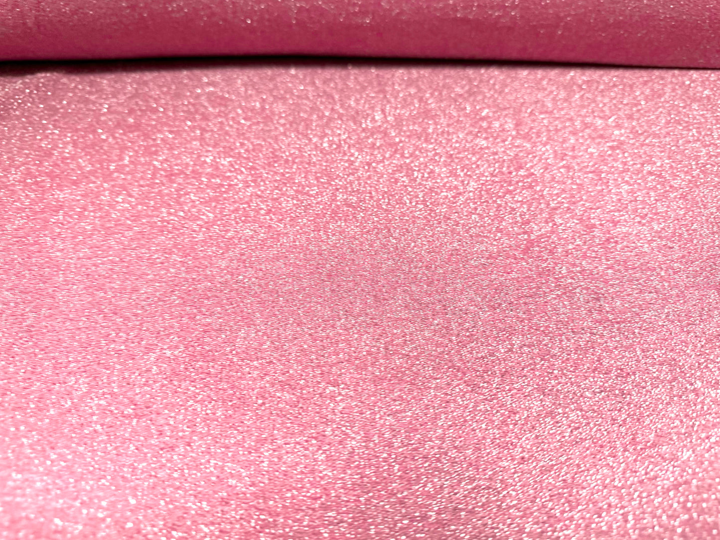 Metallic lurex stretch spandex jersey fabric, per metre - silver on baby pink