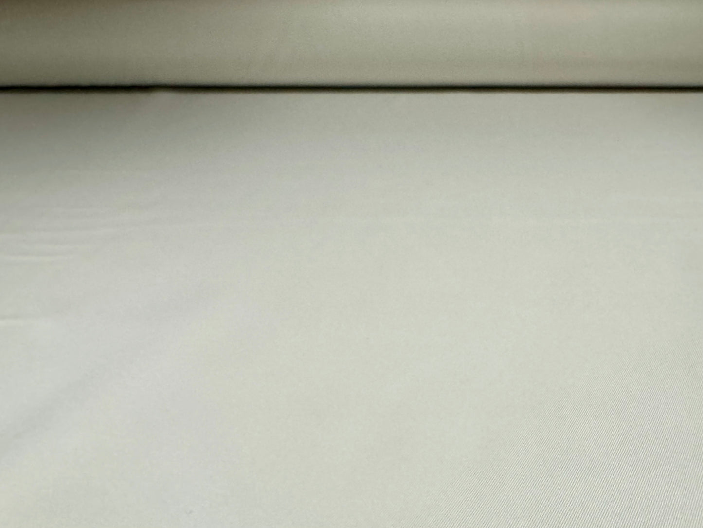 Pongee woven dress fabric, per metre - plain - winter white